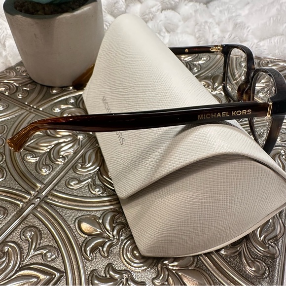 ?Michael Kors • Unisex Black and Gold Frame Prescription Eye Glasses main image 15